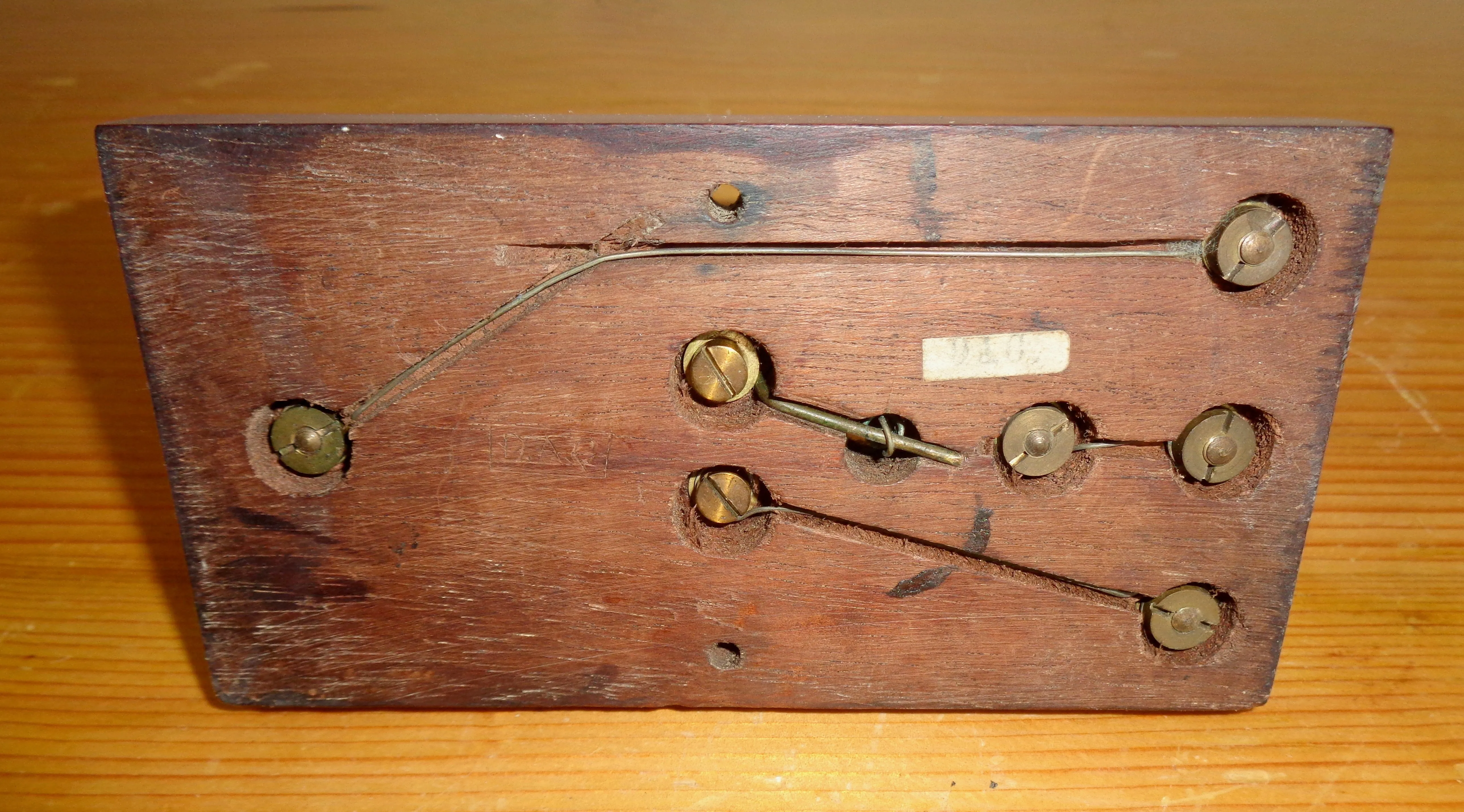 1920s British Straight Sending Morse Key Possibly Made By Franks