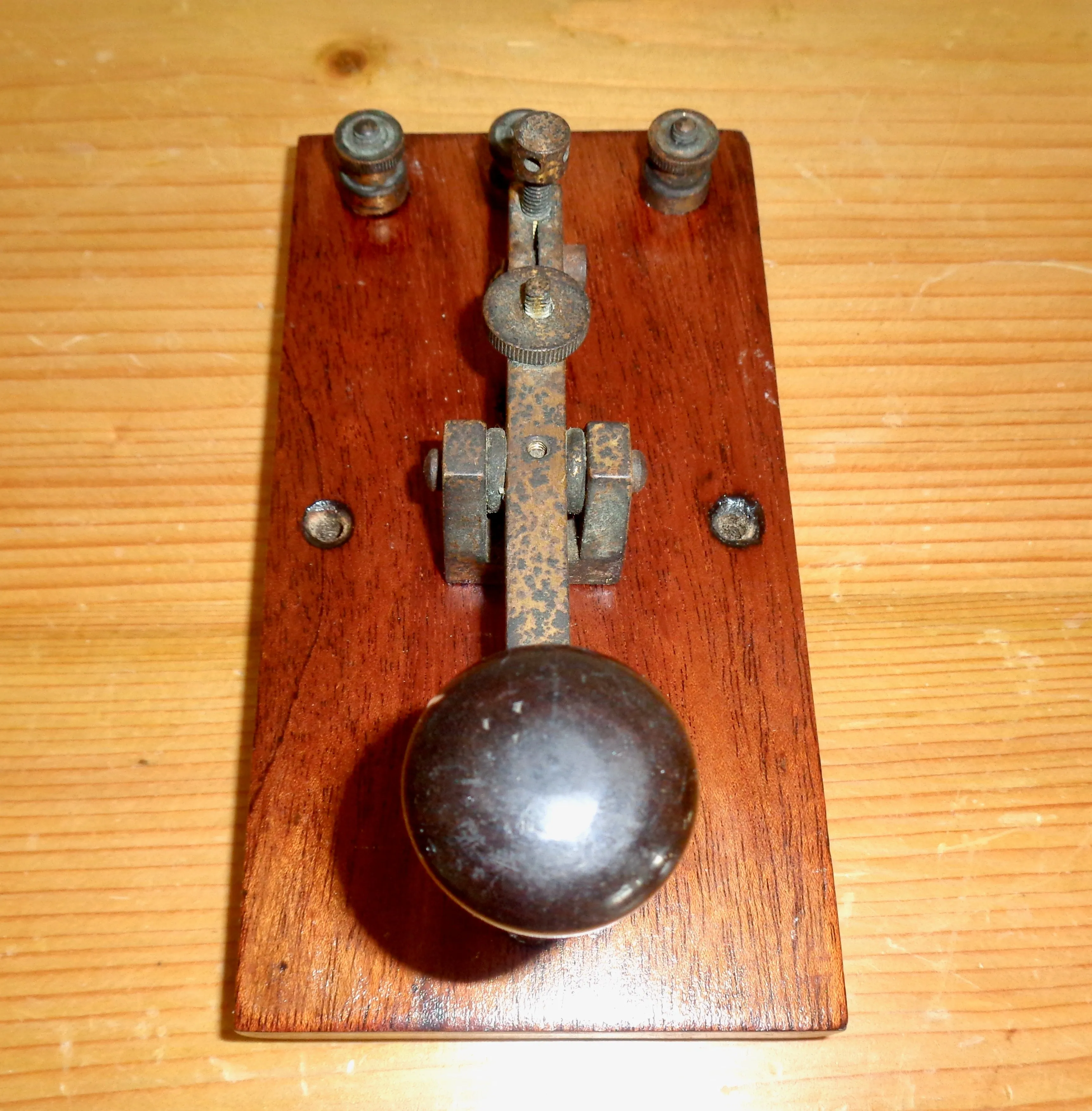 1920s British Straight Sending Morse Key Possibly Made By Franks
