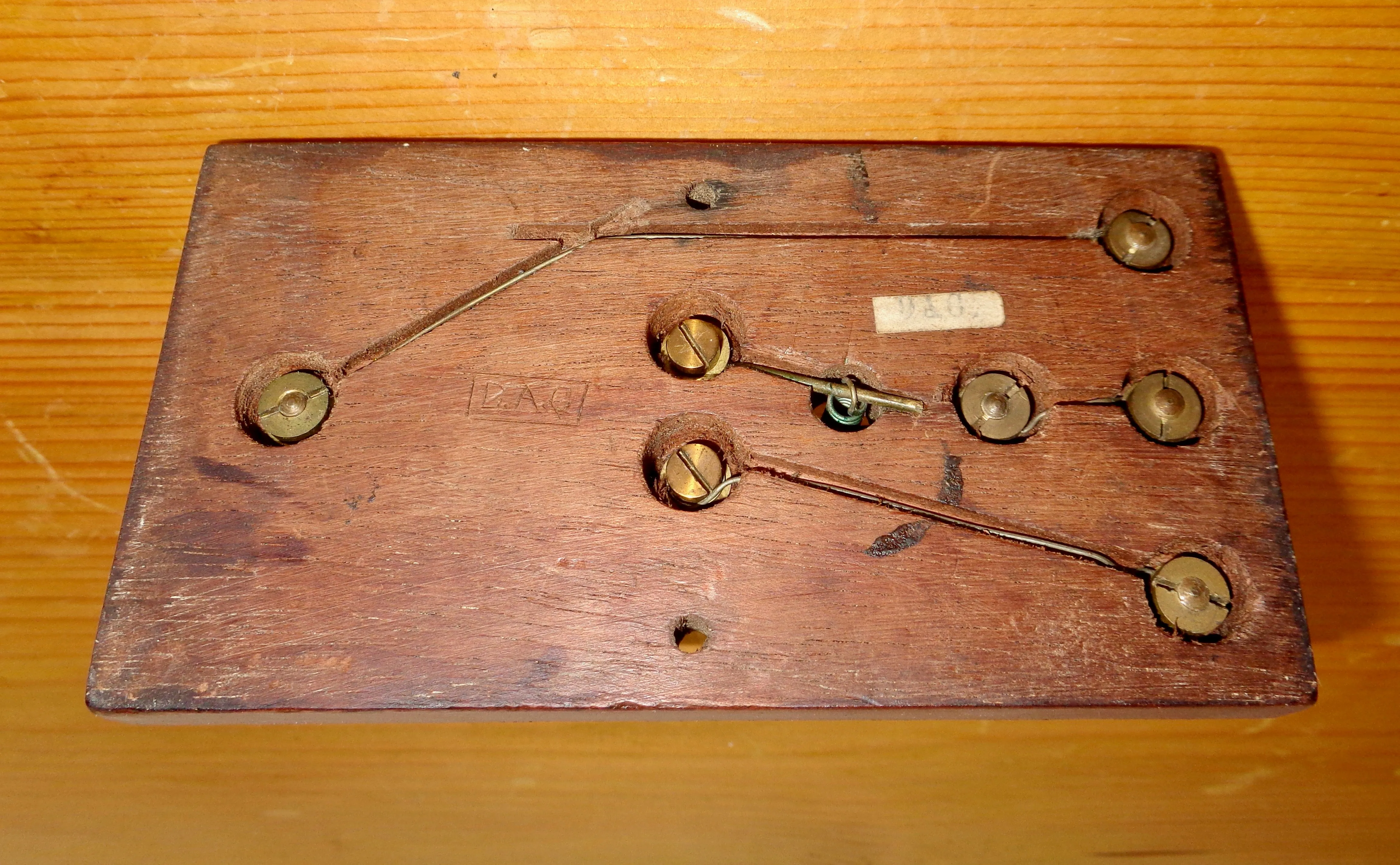 1920s British Straight Sending Morse Key Possibly Made By Franks