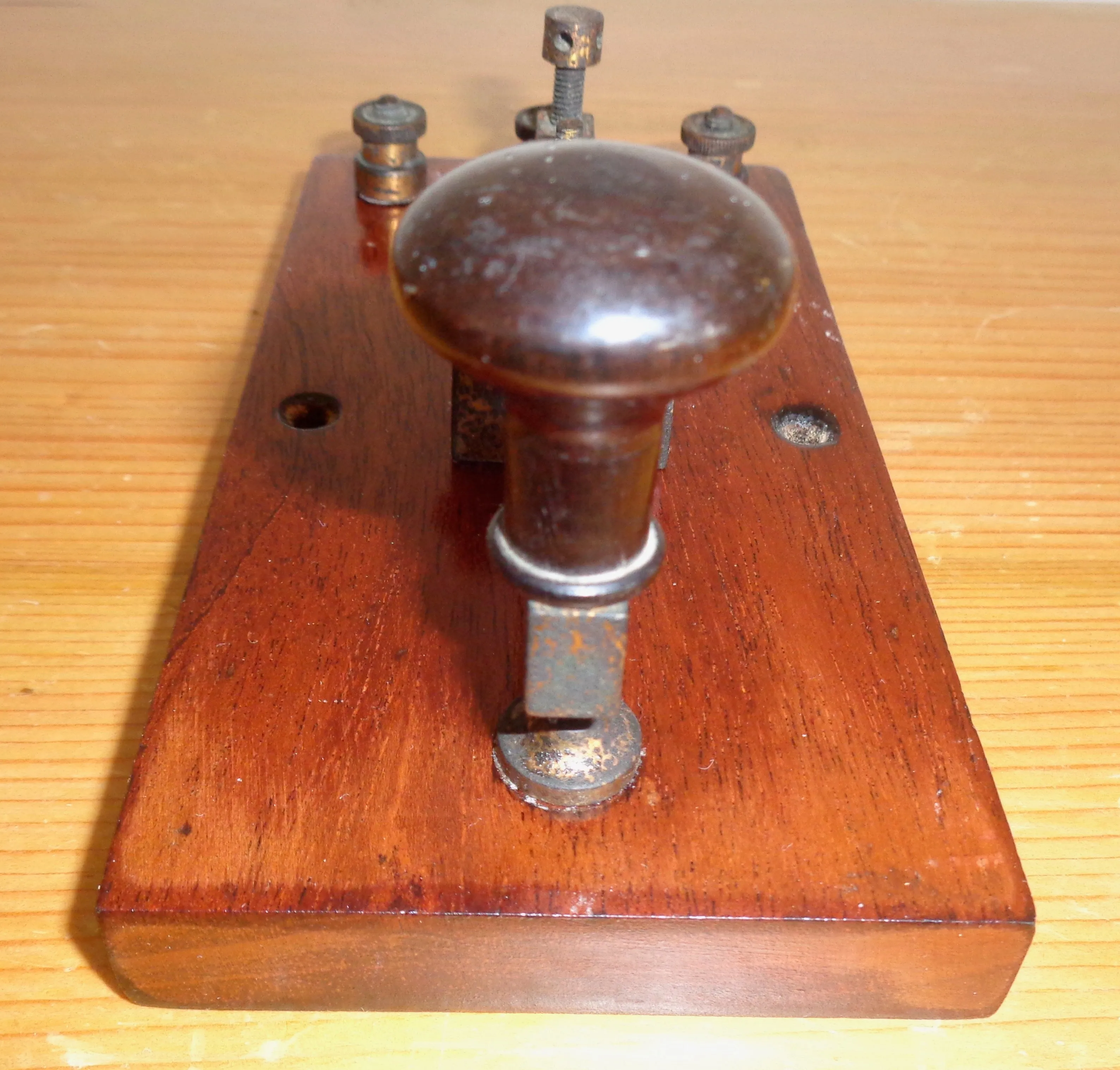 1920s British Straight Sending Morse Key Possibly Made By Franks