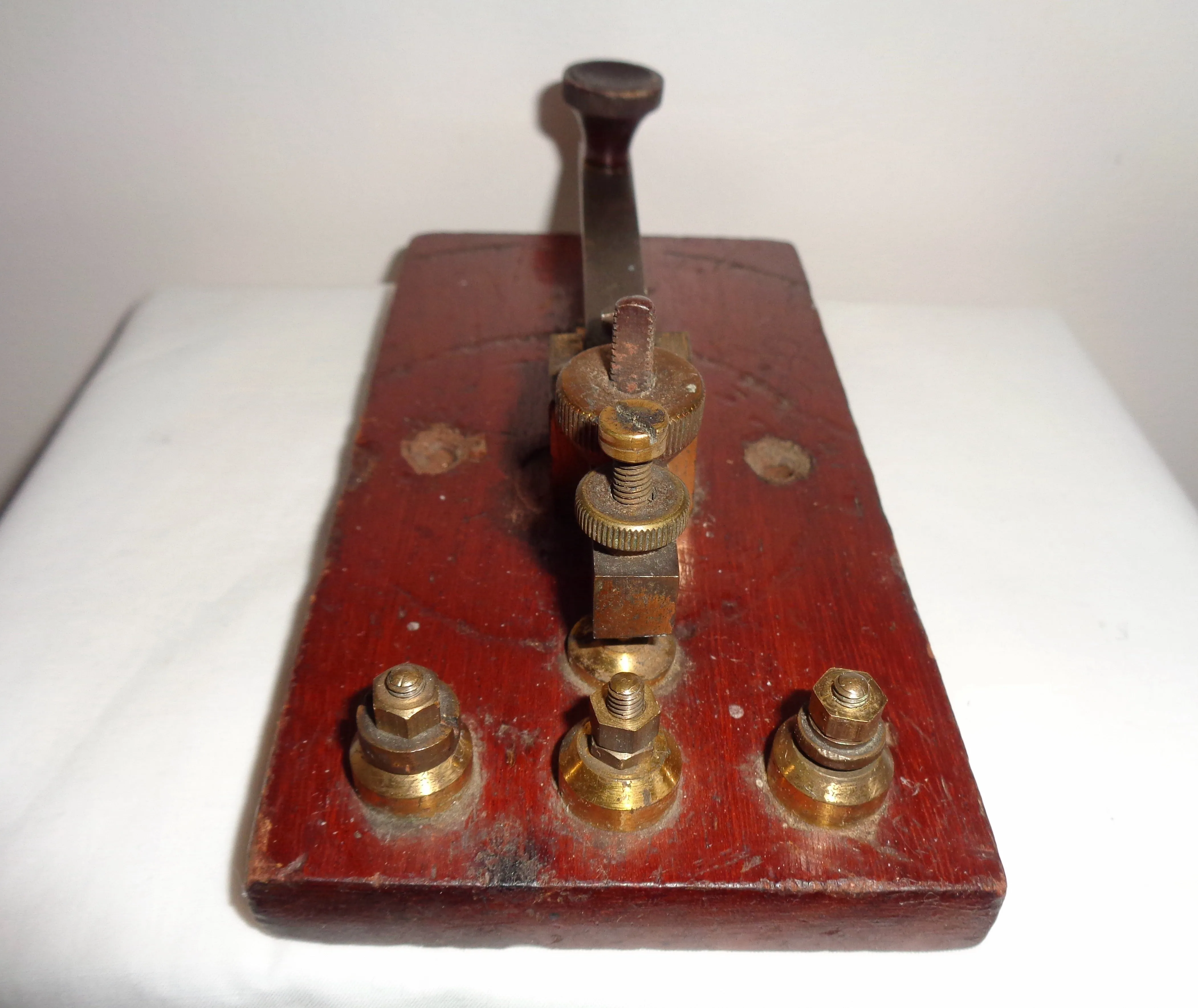 1920s British Straight Sending Morse Key Possibly Made By Walters