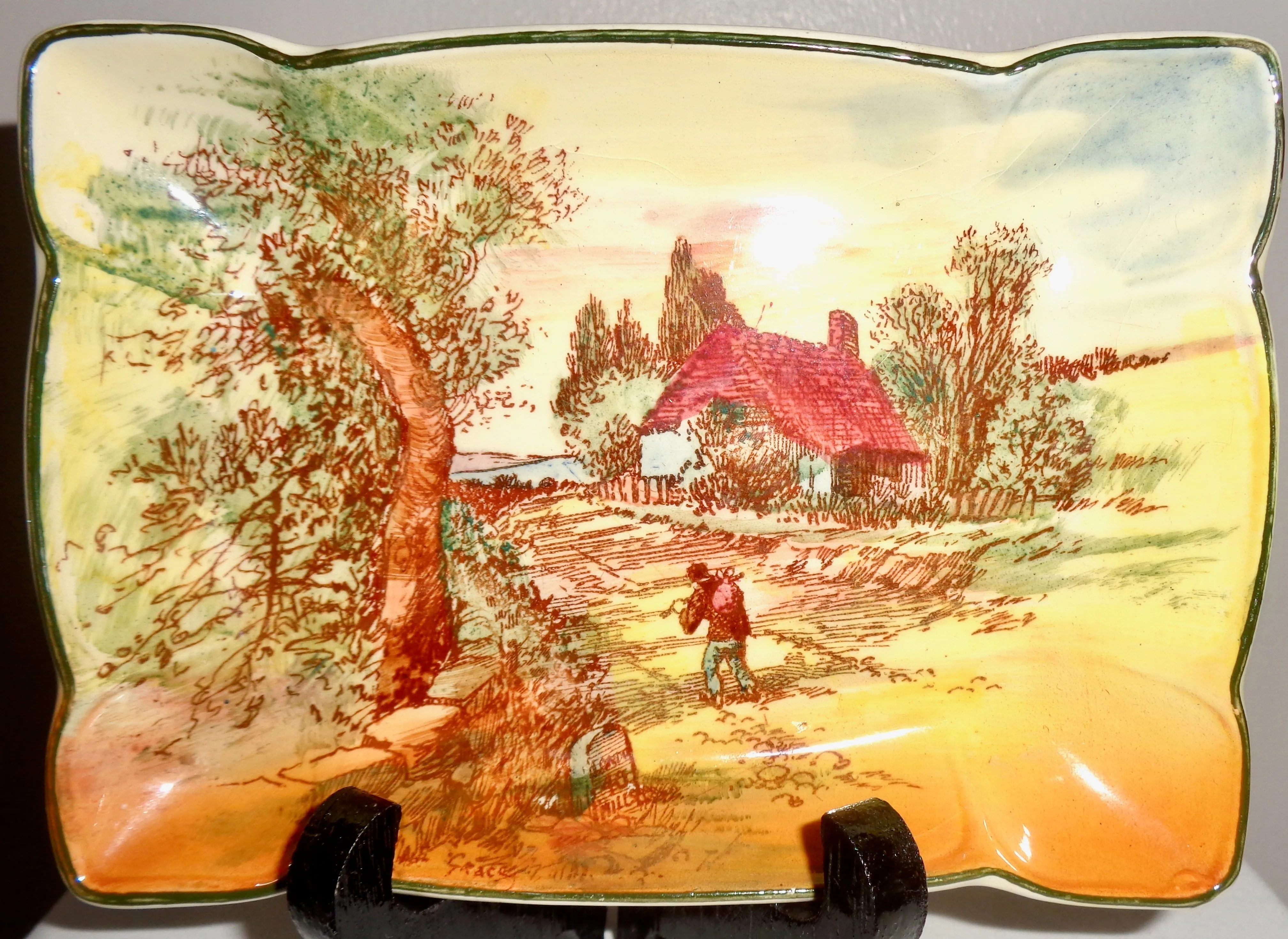 1936 Royal Doulton Rustic England Trinket Dish D5694