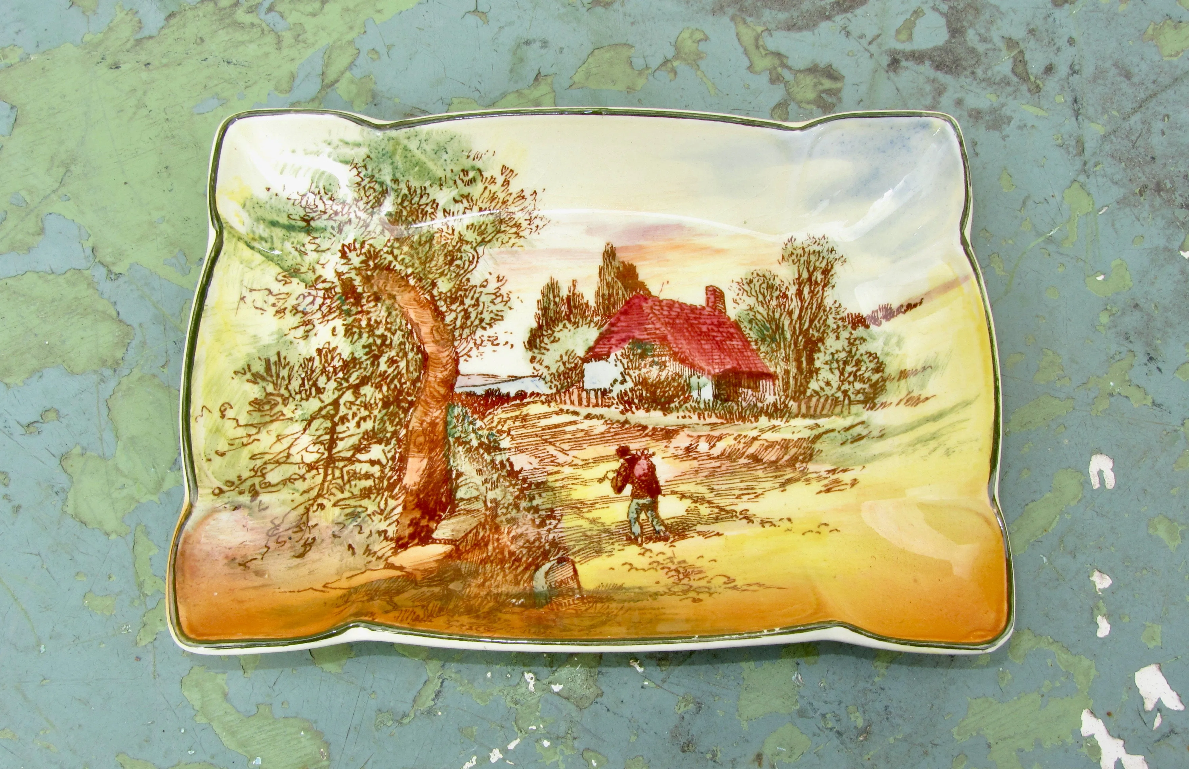 1936 Royal Doulton Rustic England Trinket Dish D5694
