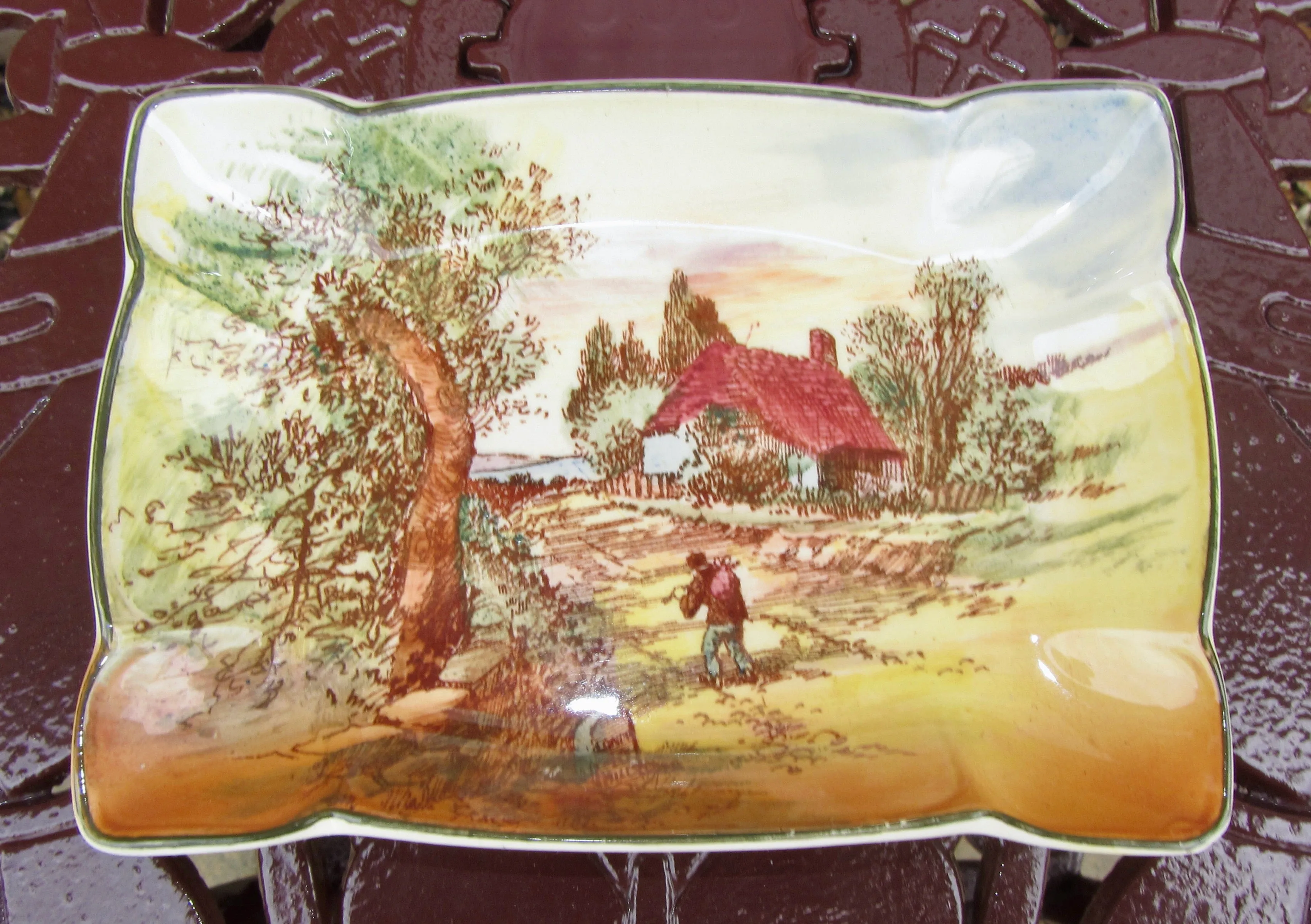 1936 Royal Doulton Rustic England Trinket Dish D5694