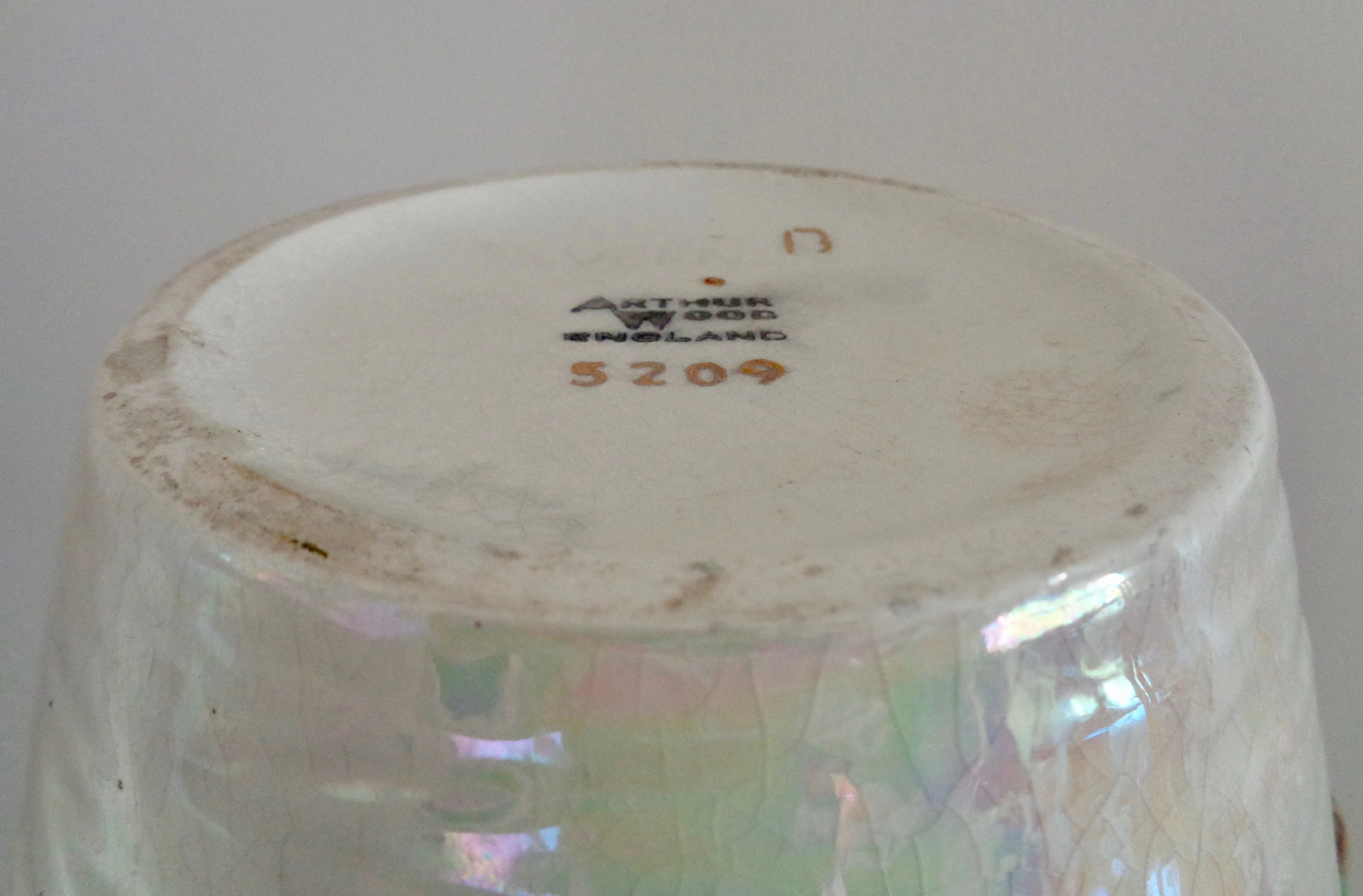 1950s Arthur Wood Pottery Vernon 5209 Lustre Vase