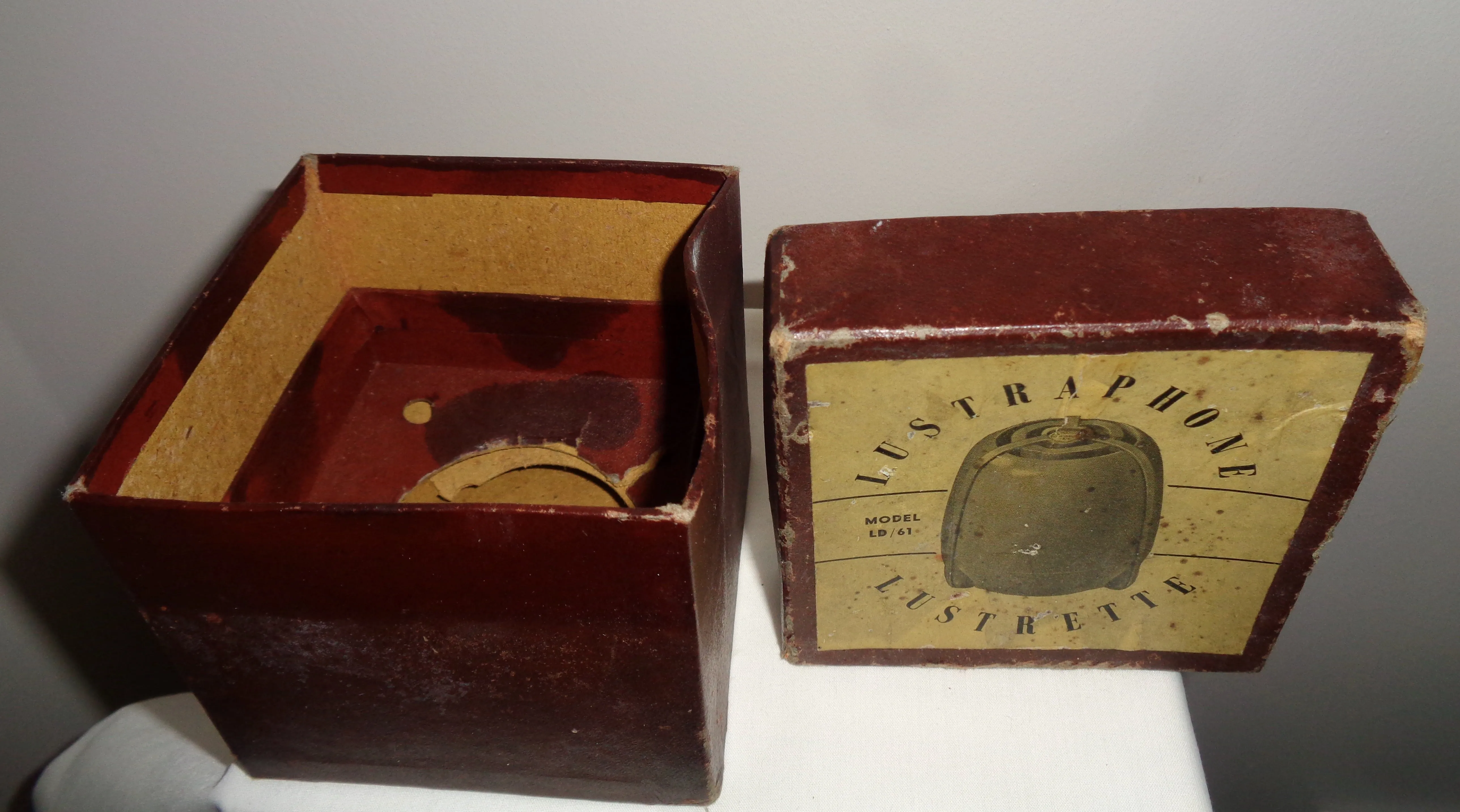 1950s Lustraphone Model LD/61 Lustrette Dynamic Desk Microphone