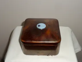 1950s Marconi Bronze/copper Microphone Tin