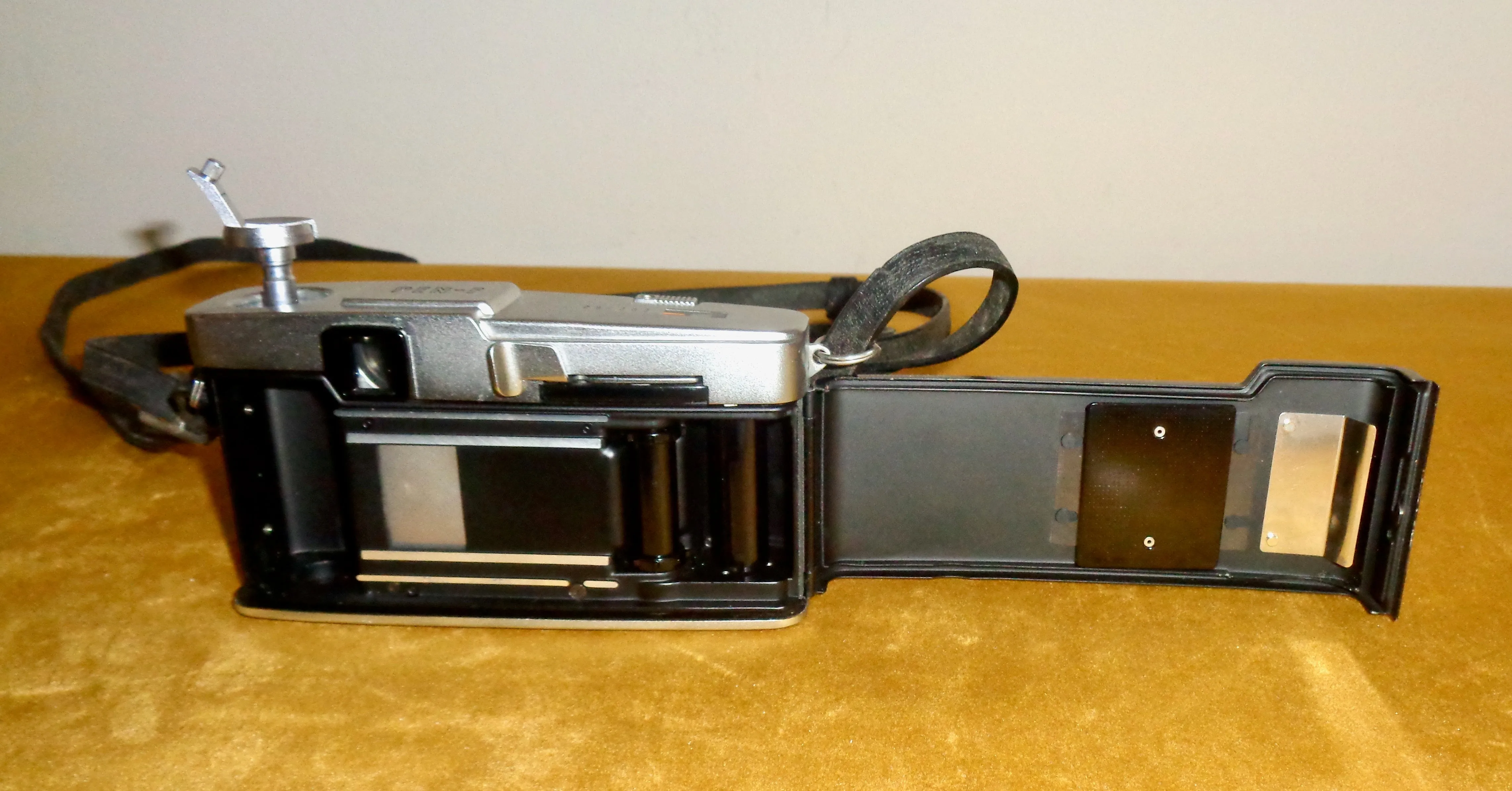 1960s Olympus PenF 35mm SLR Half Frame Camera With F Zuiko Auto-S f1.8 38mm Lens