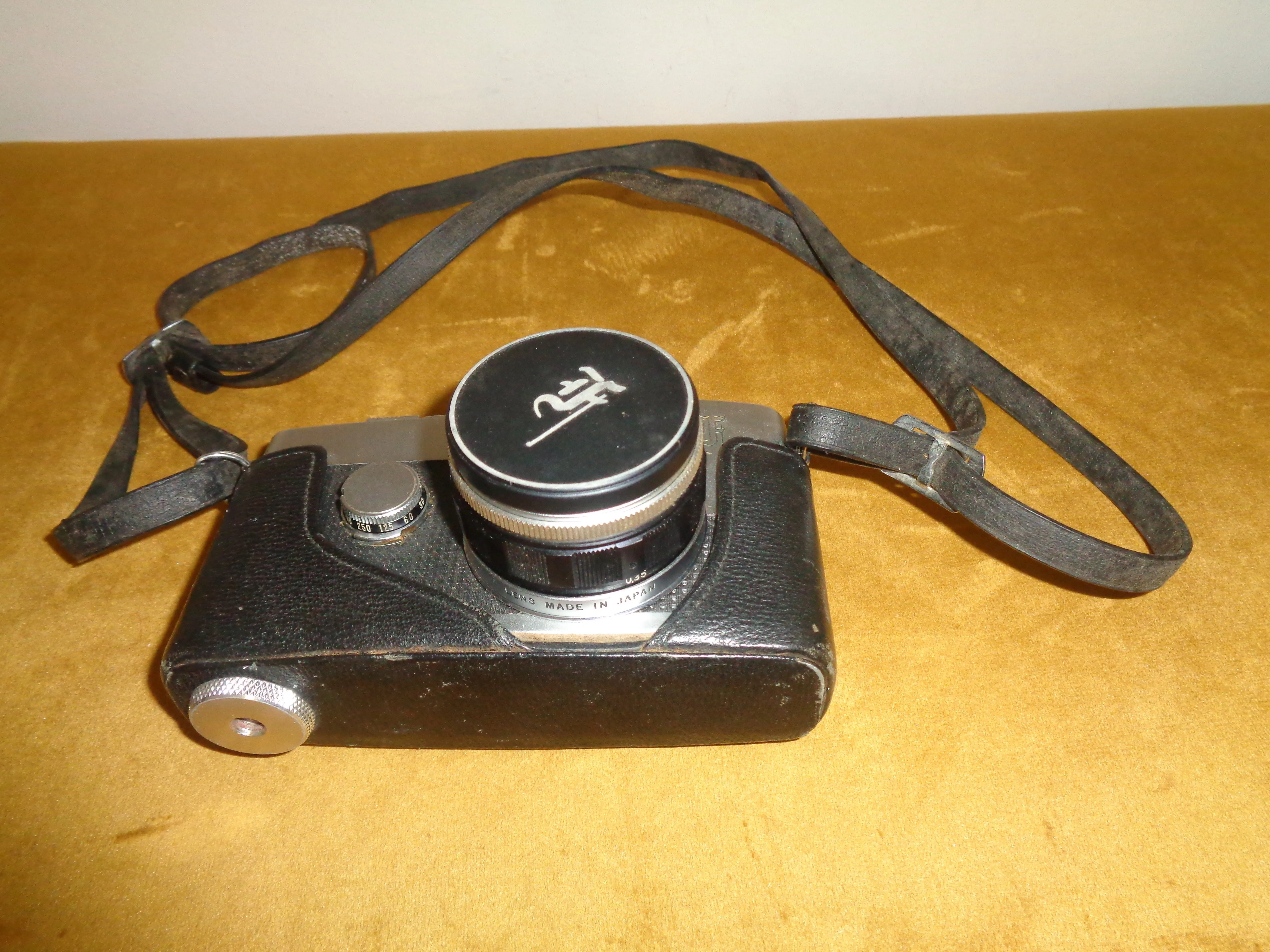 1960s Olympus PenF 35mm SLR Half Frame Camera With F Zuiko Auto-S f1.8 38mm Lens