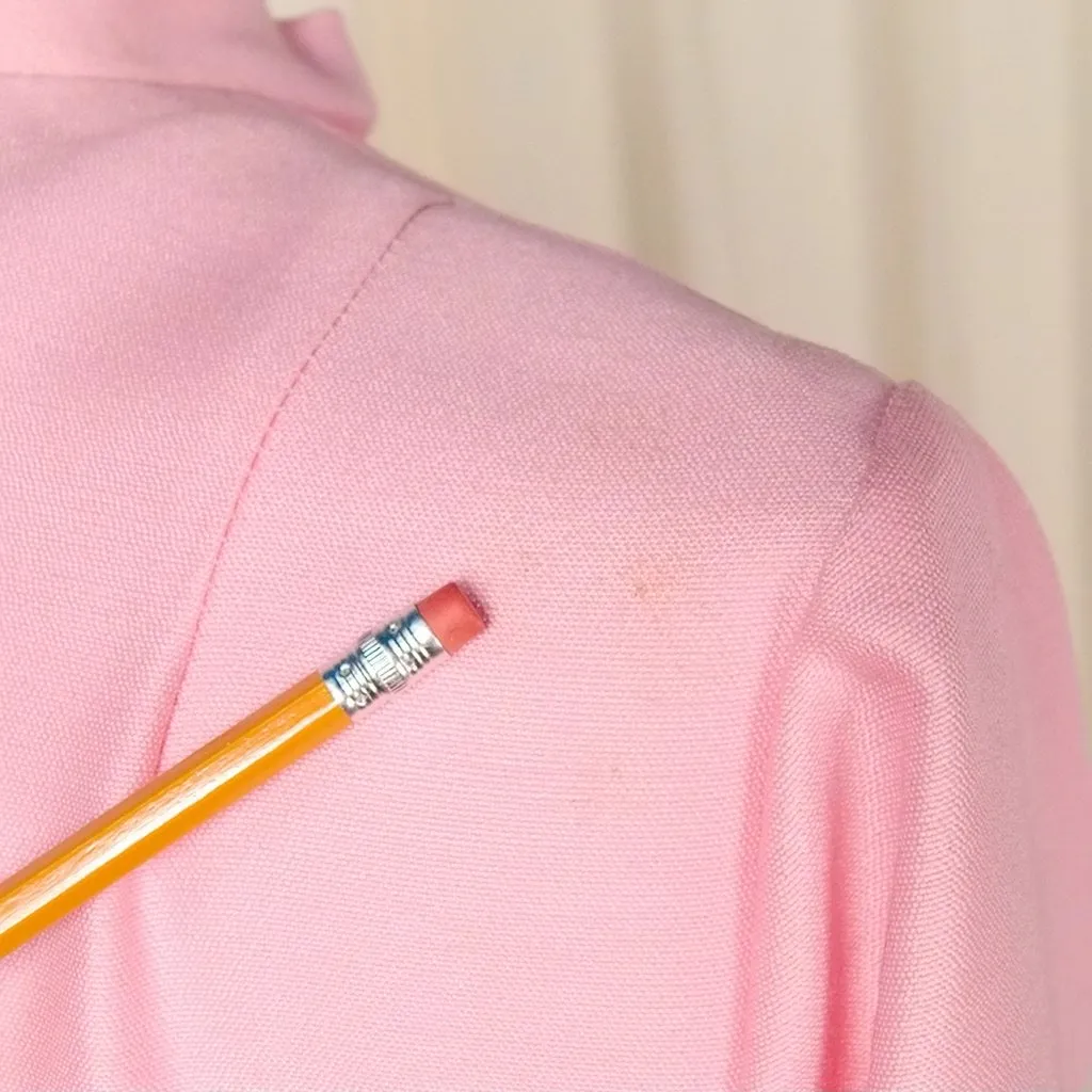 1960s pink Shift w Coat Dress