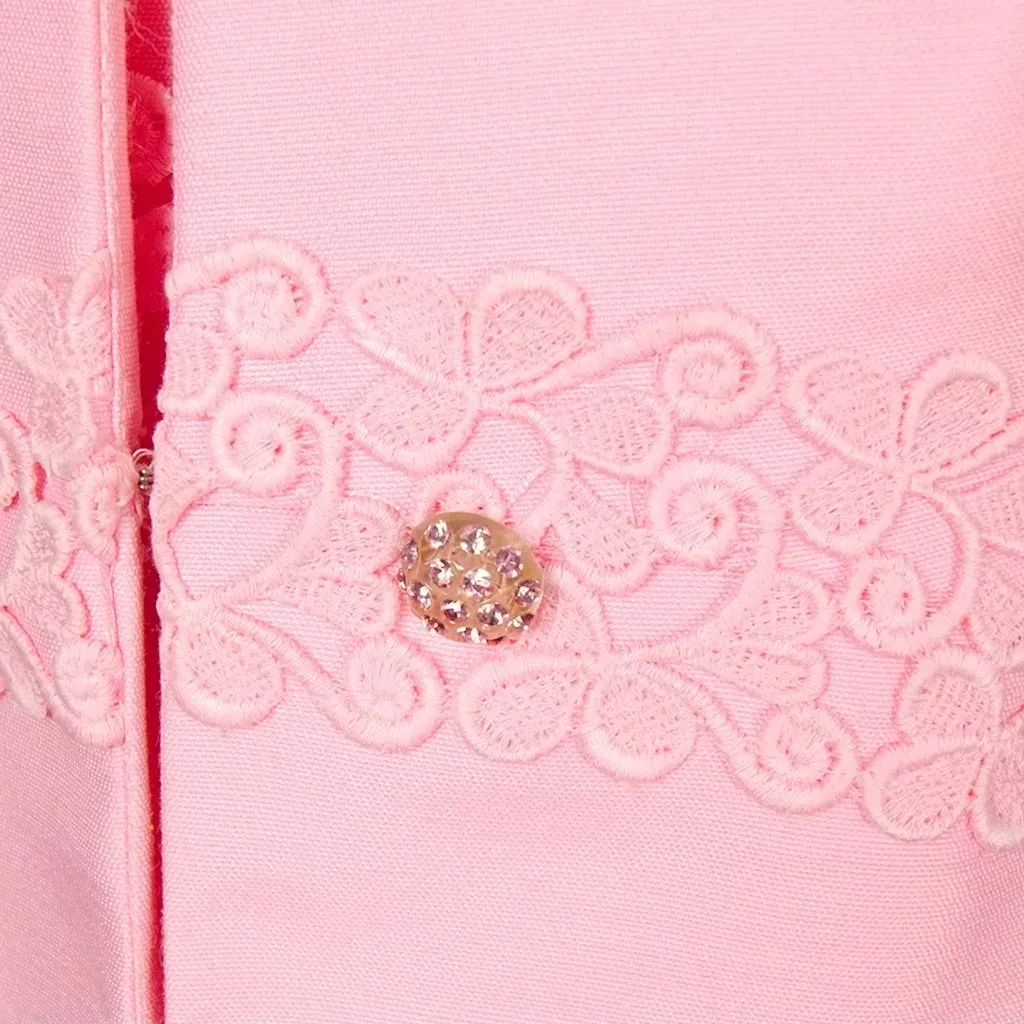 1960s pink Shift w Coat Dress