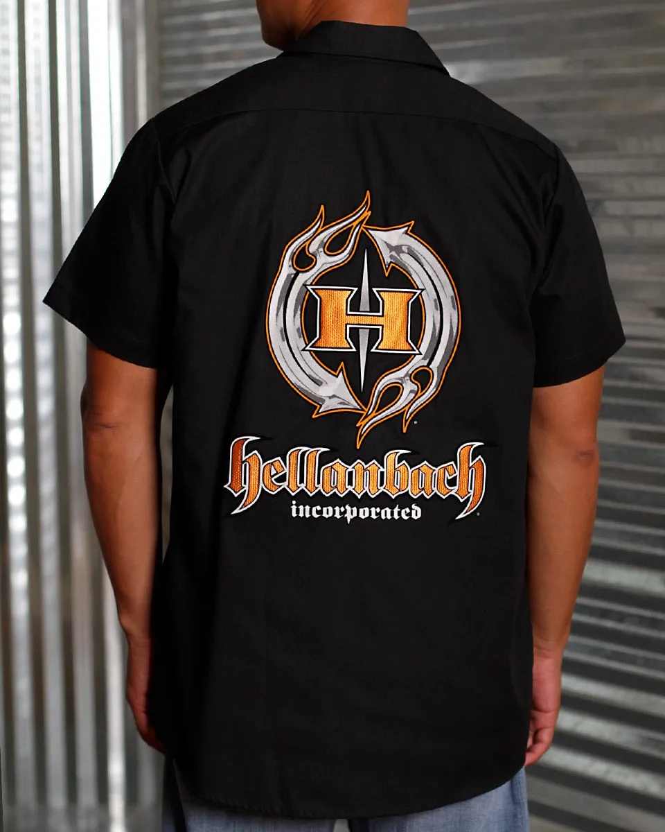 3D Work Shirt - Black/Orange