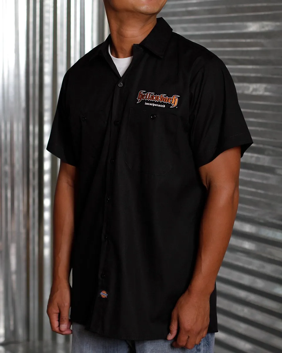 3D Work Shirt - Black/Orange