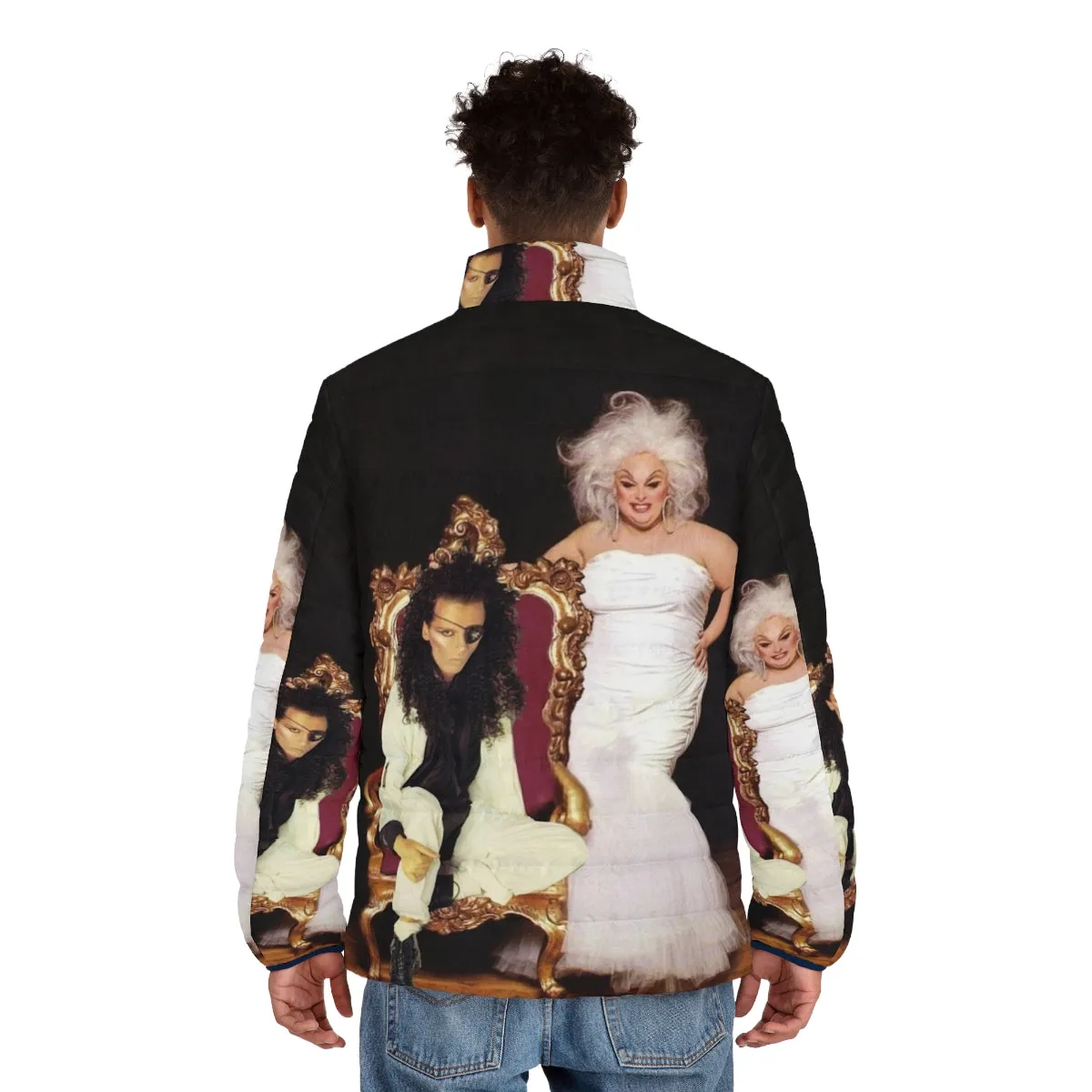 80s Music Icons Pete Burns & Divine Puffer Jacket