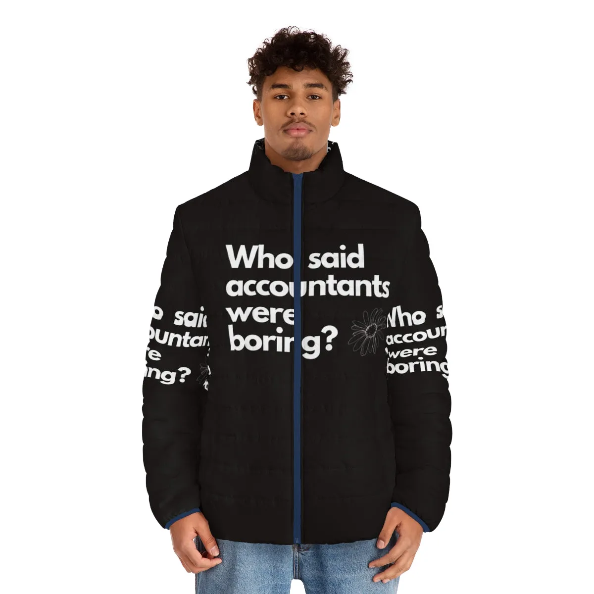 Accountant Women's Puffer Jacket - "Who Said Accountants Were Boring?"