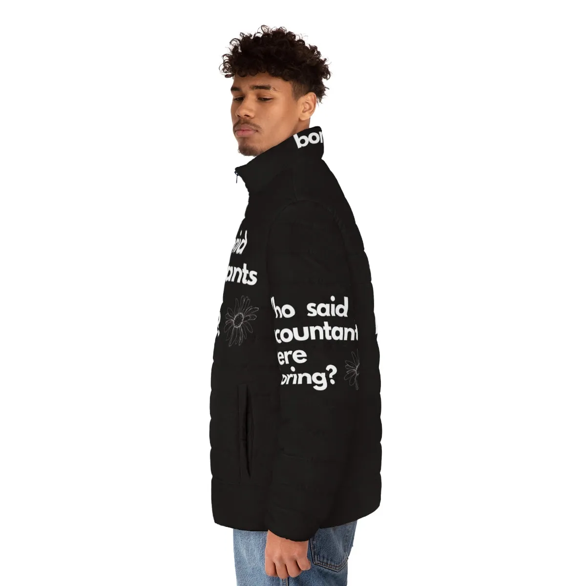 Accountant Women's Puffer Jacket - "Who Said Accountants Were Boring?"