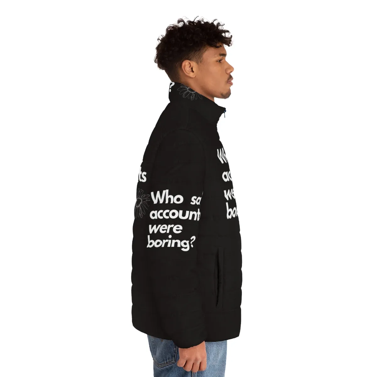 Accountant Women's Puffer Jacket - "Who Said Accountants Were Boring?"