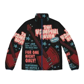 Adventure Time Vampire Queen Music Poster Puffer Jacket