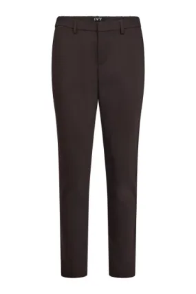 Alice MW Pant - Dark Toffee Brown