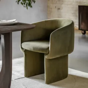 Amos Holm Dining Chair Moss Green