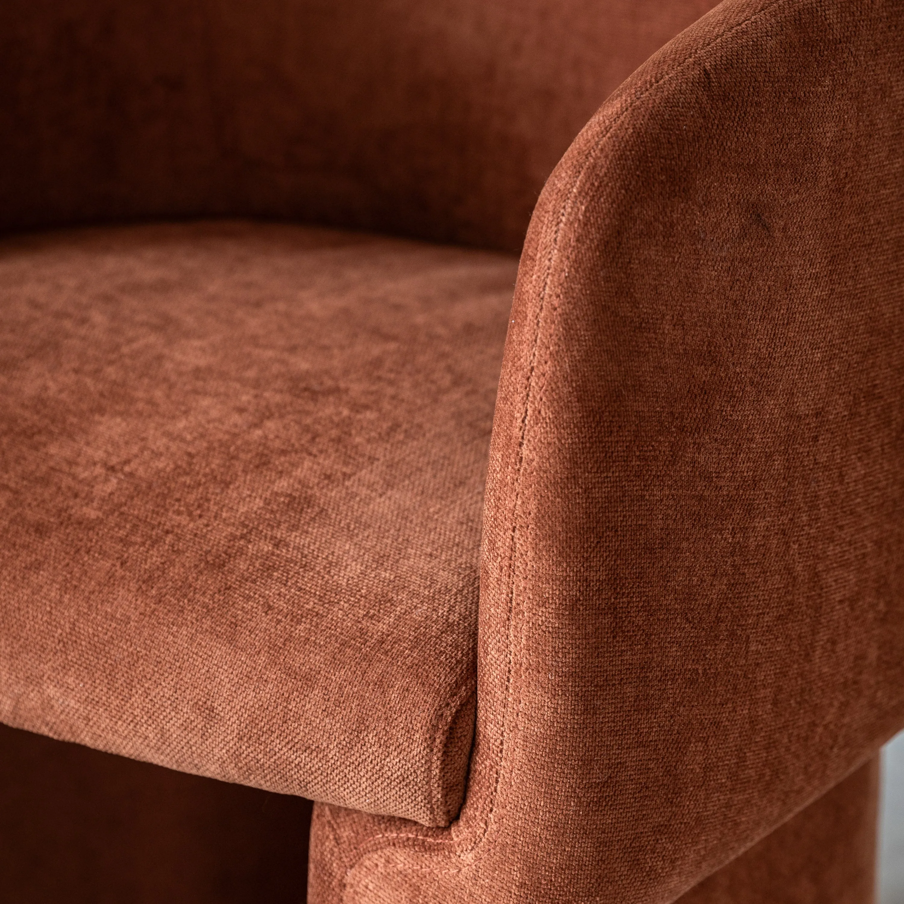 Amos Holm Dining Chair Rust