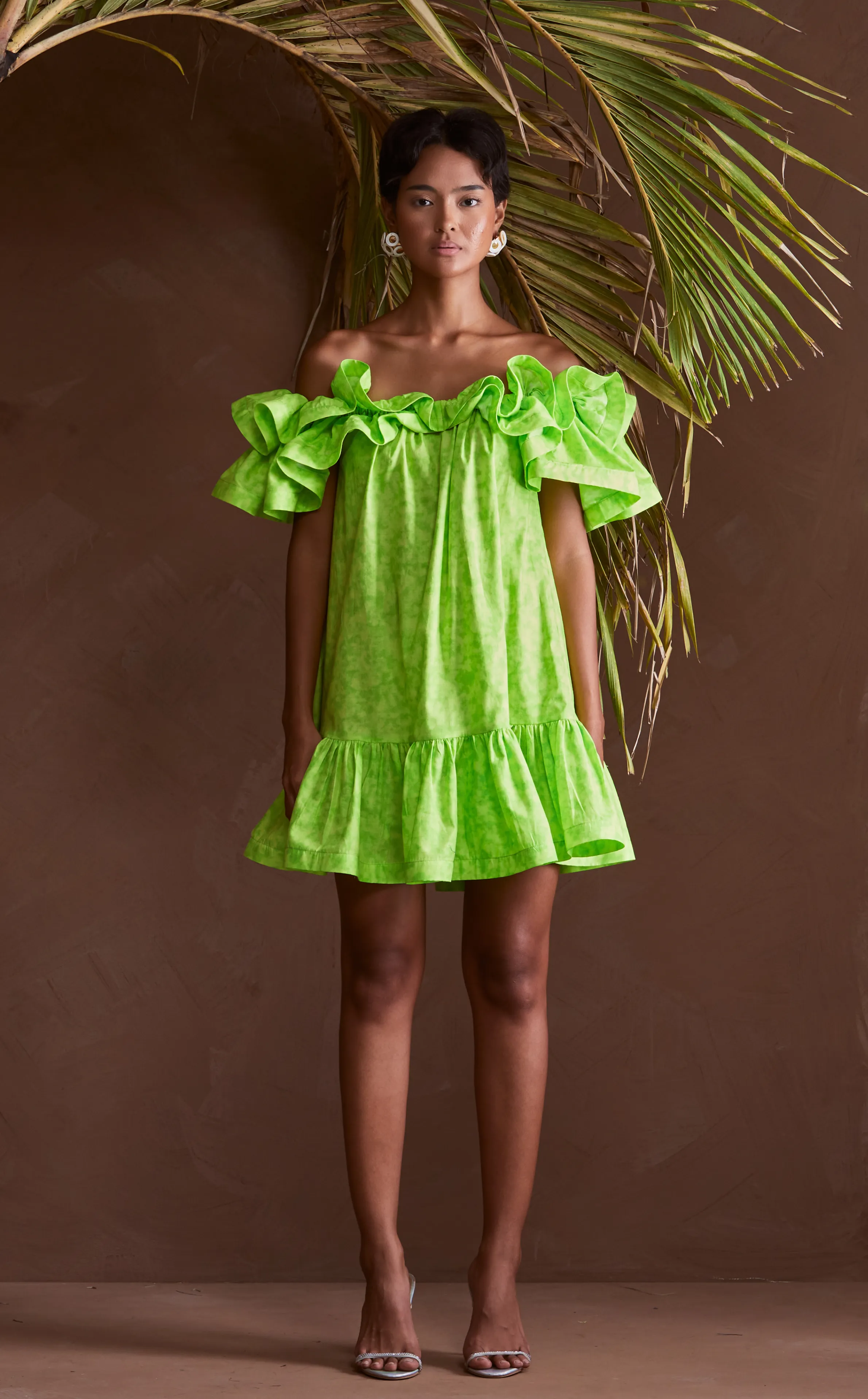 ANDORA DRESS - NEON TIE DYE