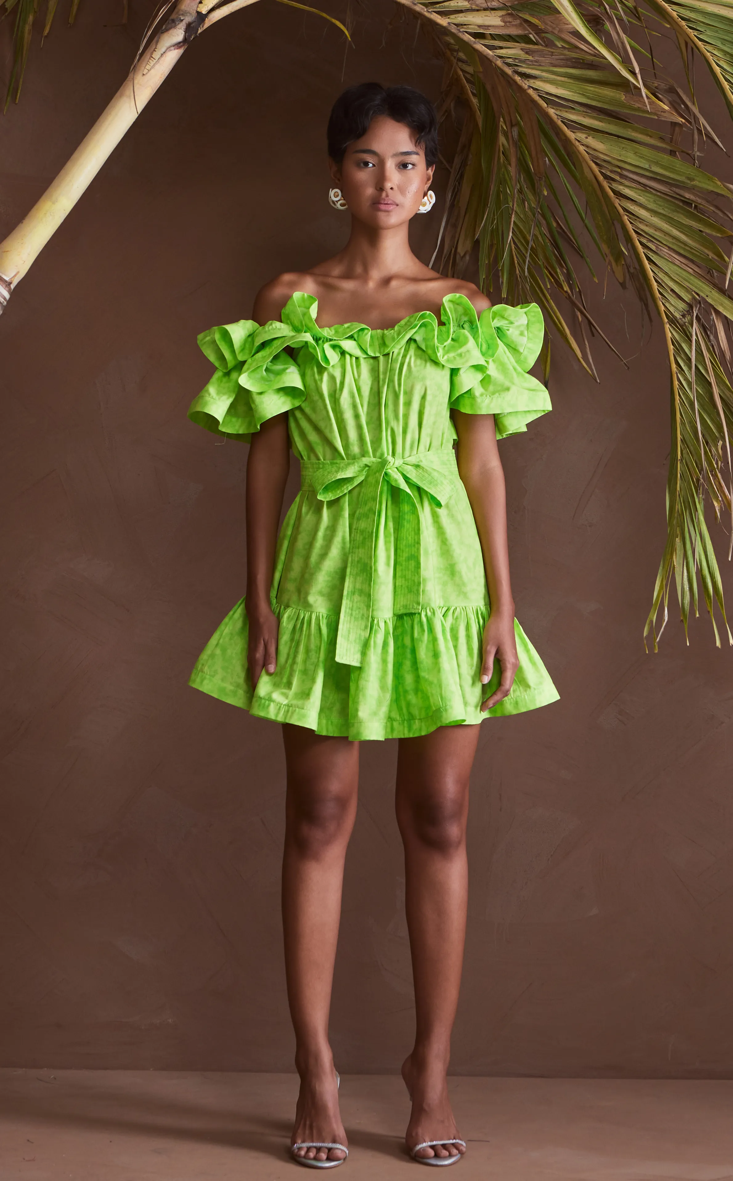 ANDORA DRESS - NEON TIE DYE