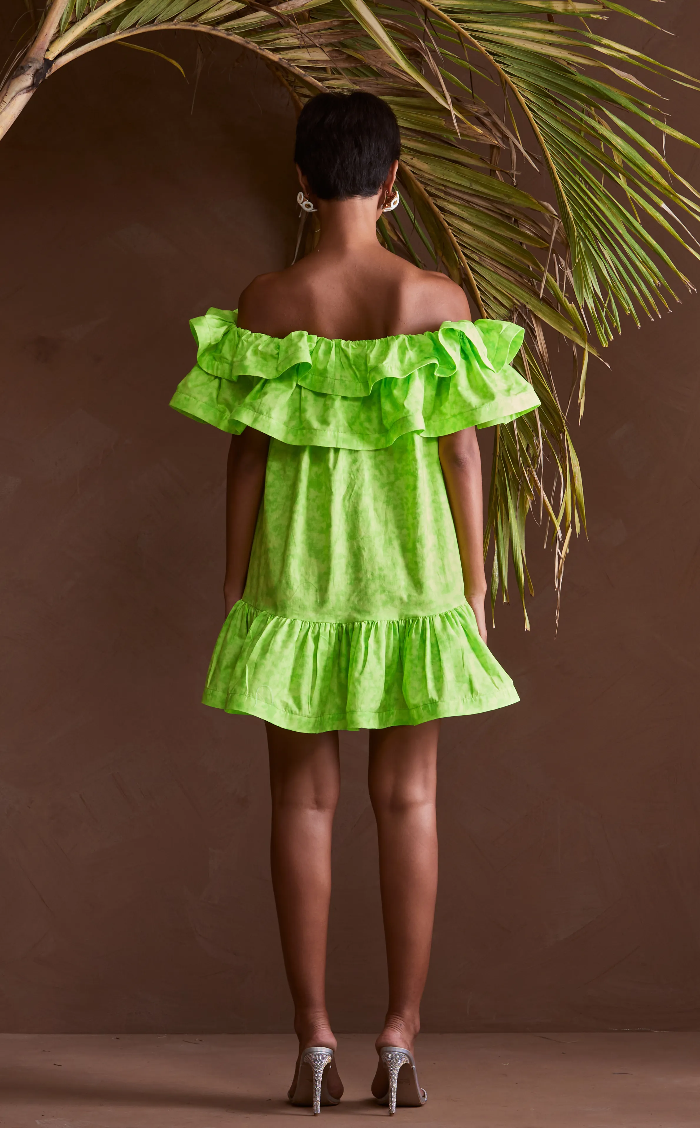 ANDORA DRESS - NEON TIE DYE