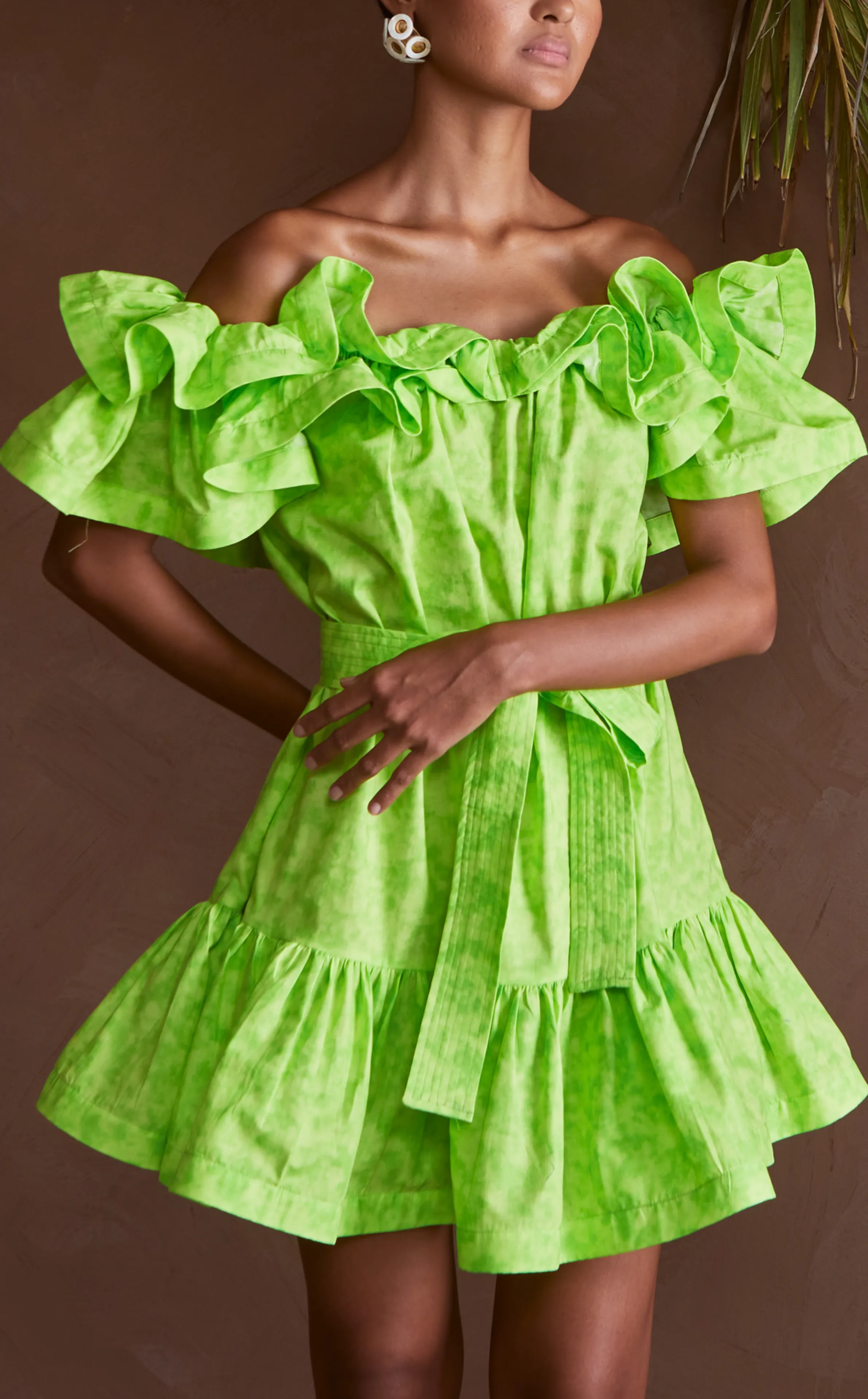 ANDORA DRESS - NEON TIE DYE
