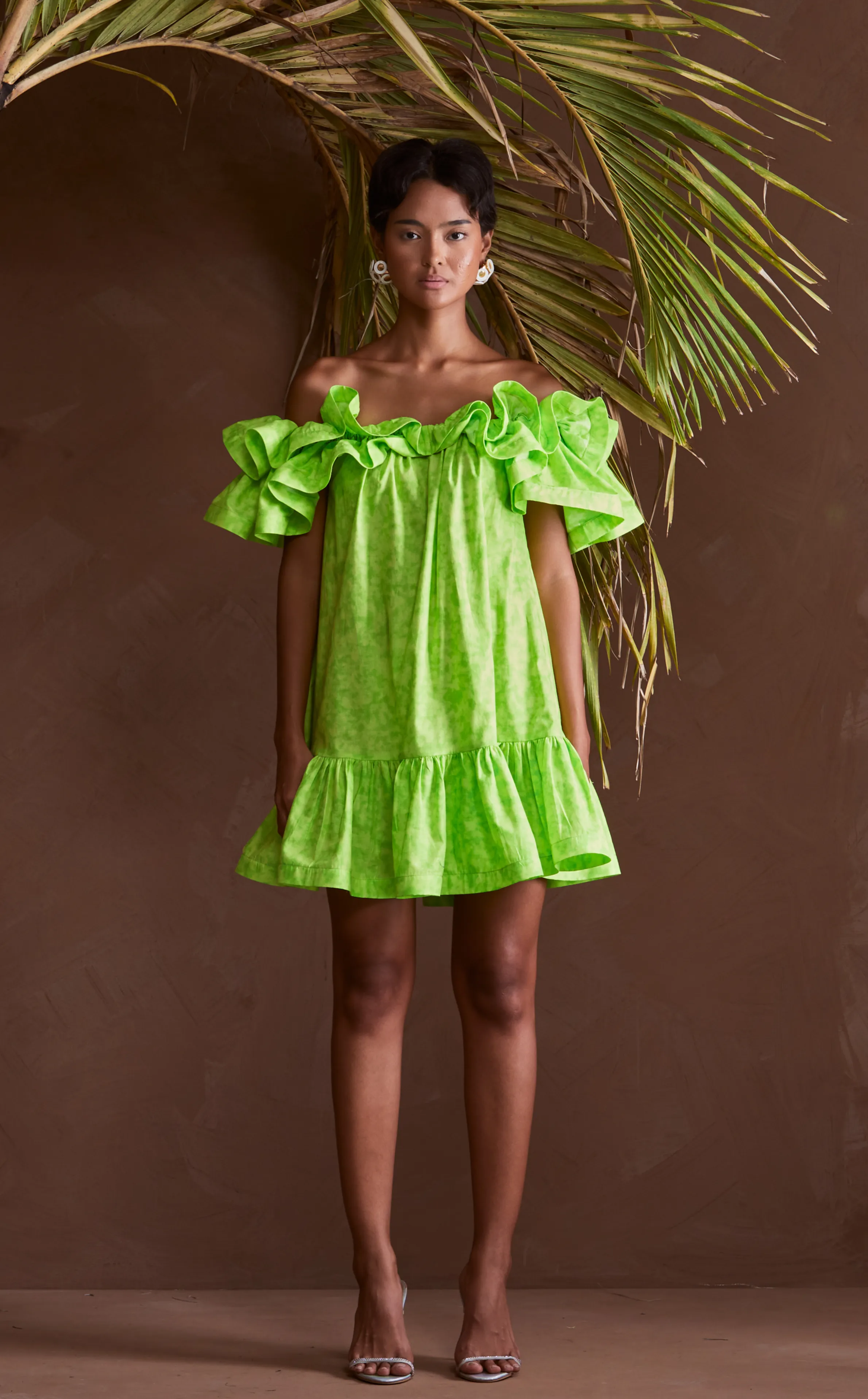 ANDORA DRESS - NEON TIE DYE