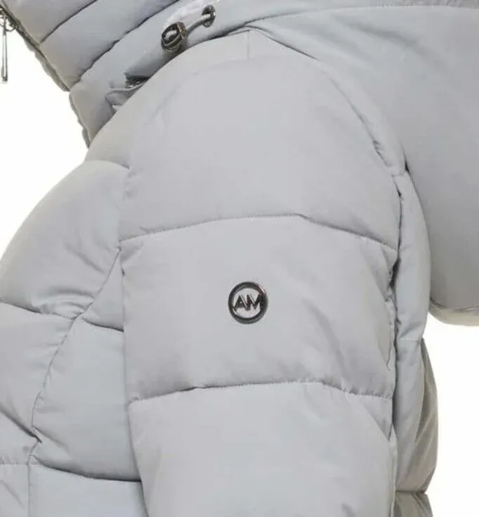 Andrew Marc Ladies' Long Stretch Parka Coat Fur Lined Hood Jacket