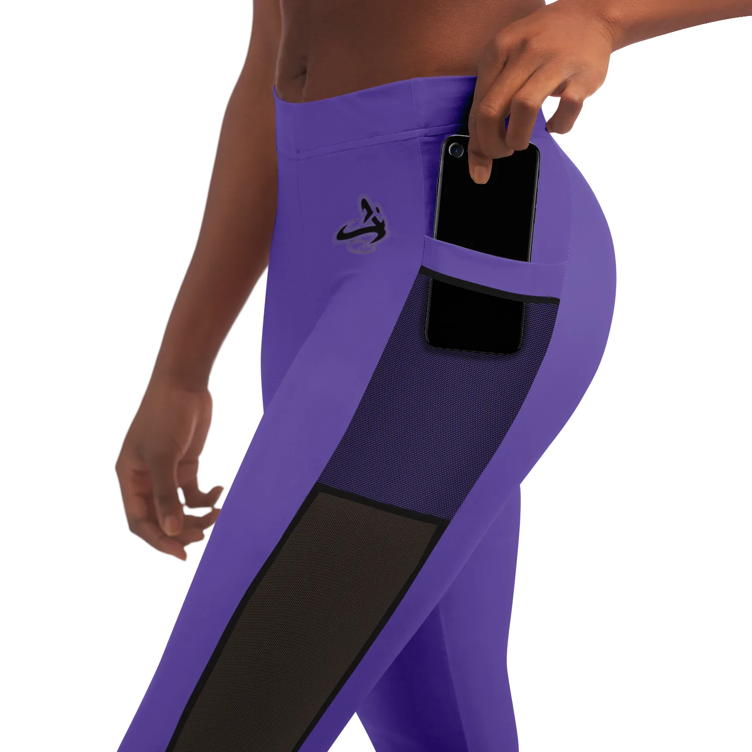Athletic Apparatus Purple 2 BL V2 Mesh Pocket Legging