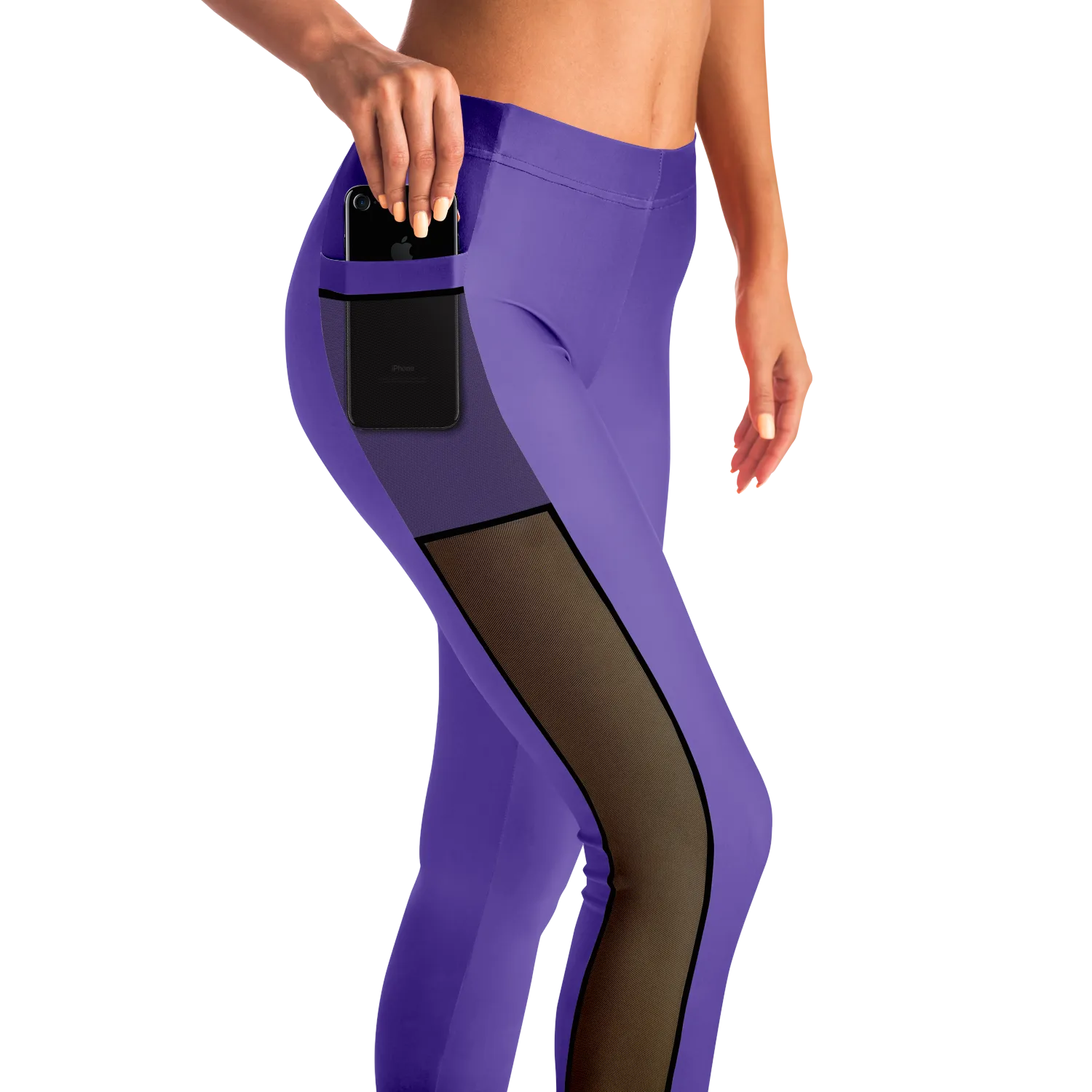 Athletic Apparatus Purple 2 BL V2 Mesh Pocket Legging