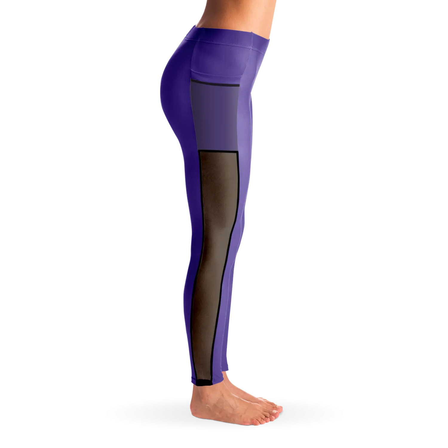 Athletic Apparatus Purple 2 BL V2 Mesh Pocket Legging