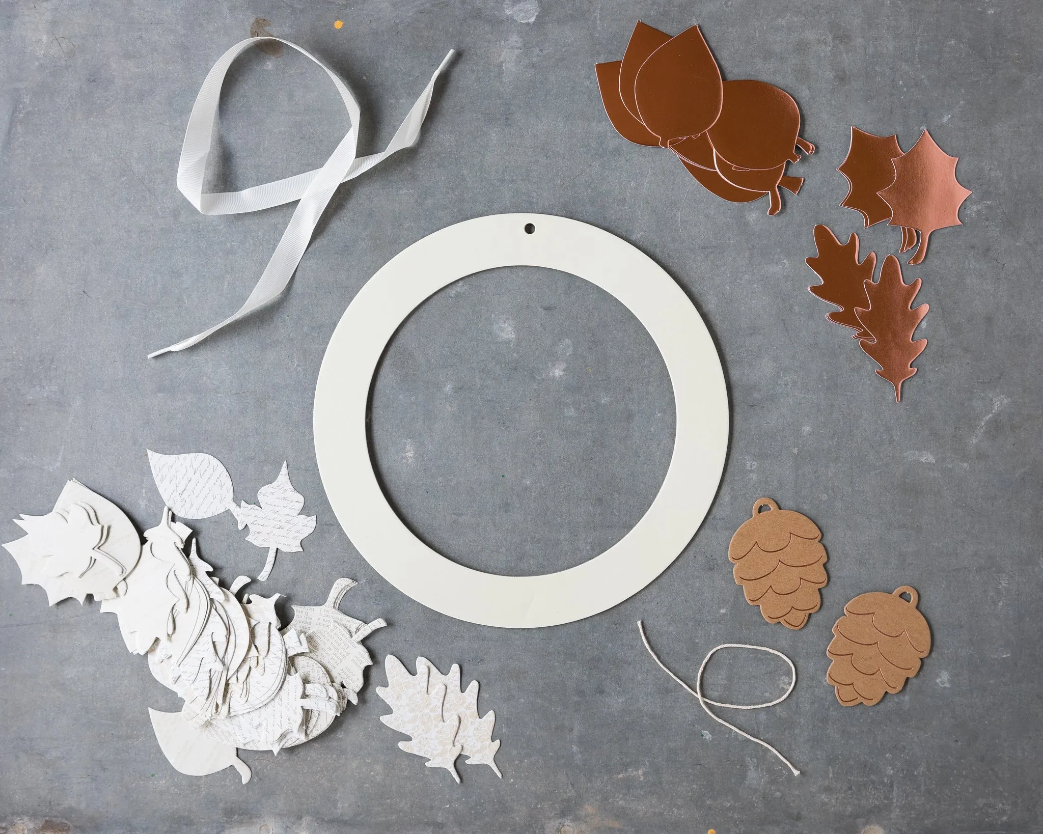 Autumn Leaf Wreath DIY Craft Kit