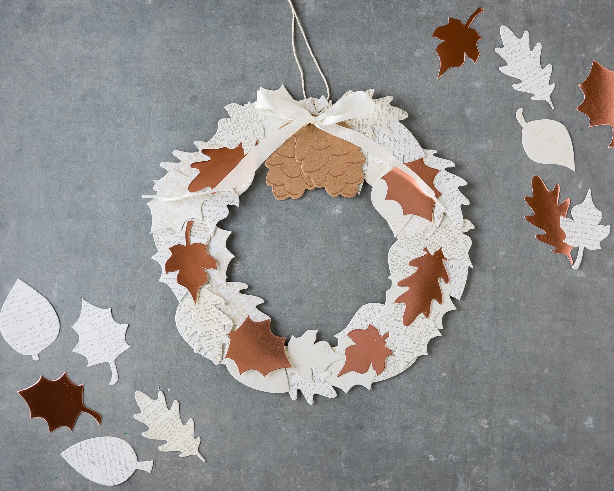 Autumn Leaf Wreath DIY Craft Kit