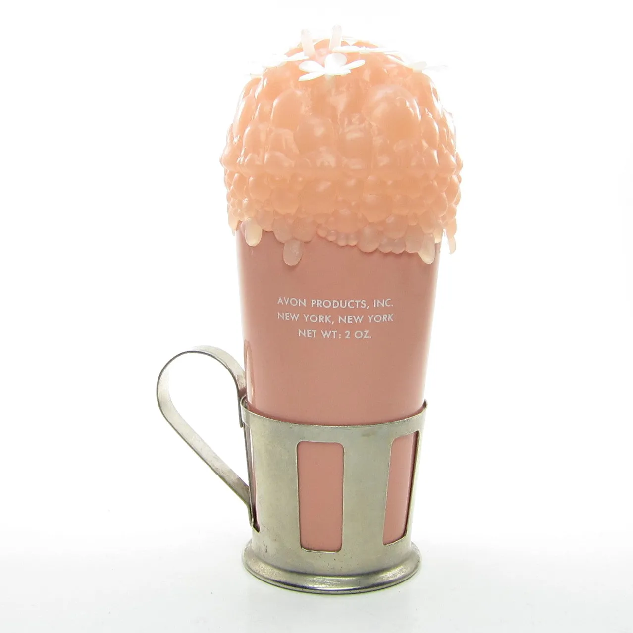 Avon Pretty Peach Vintage Cologne Mist Perfume Bottle