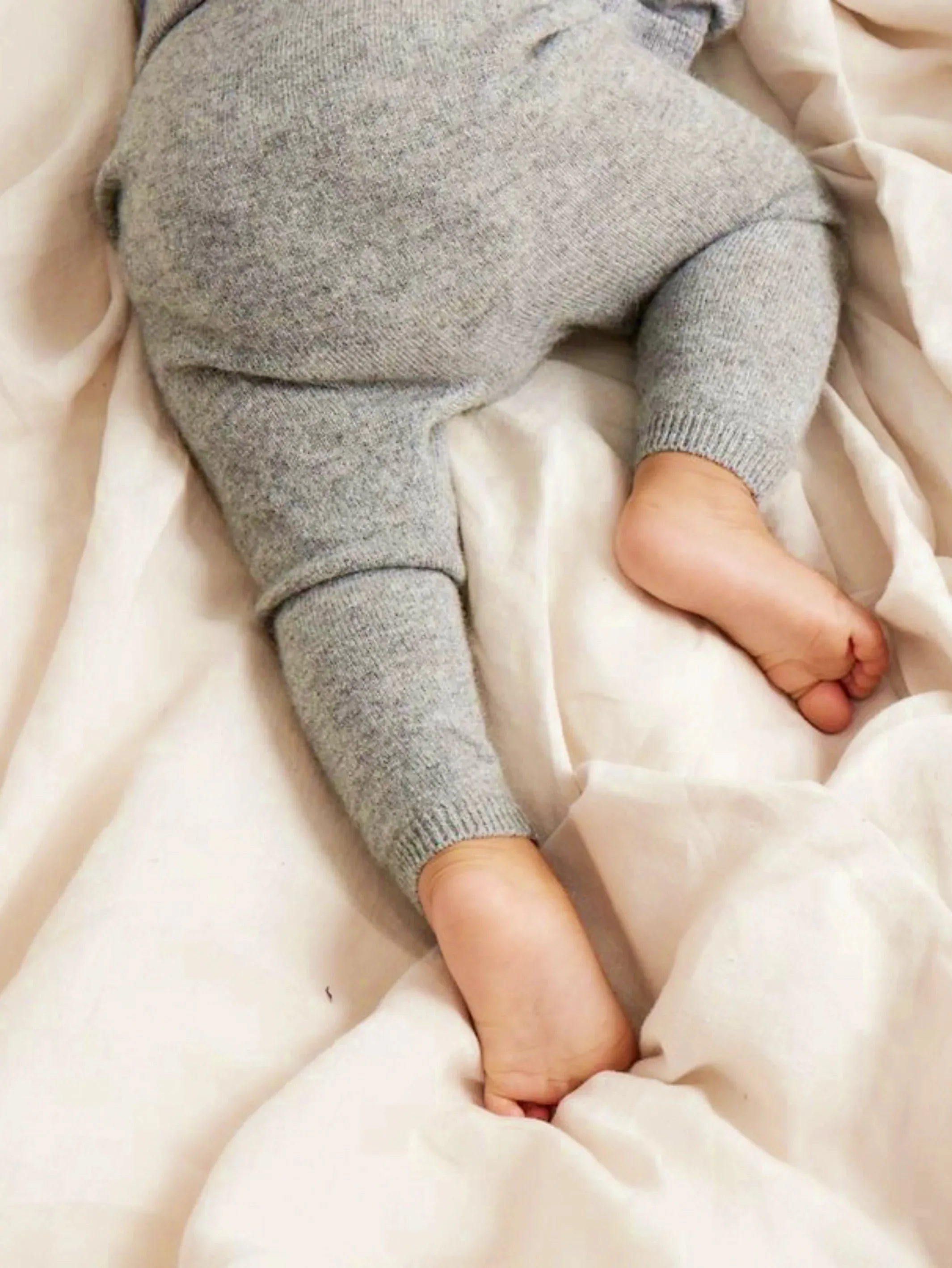 Baby's Cashmere Leggings Grey