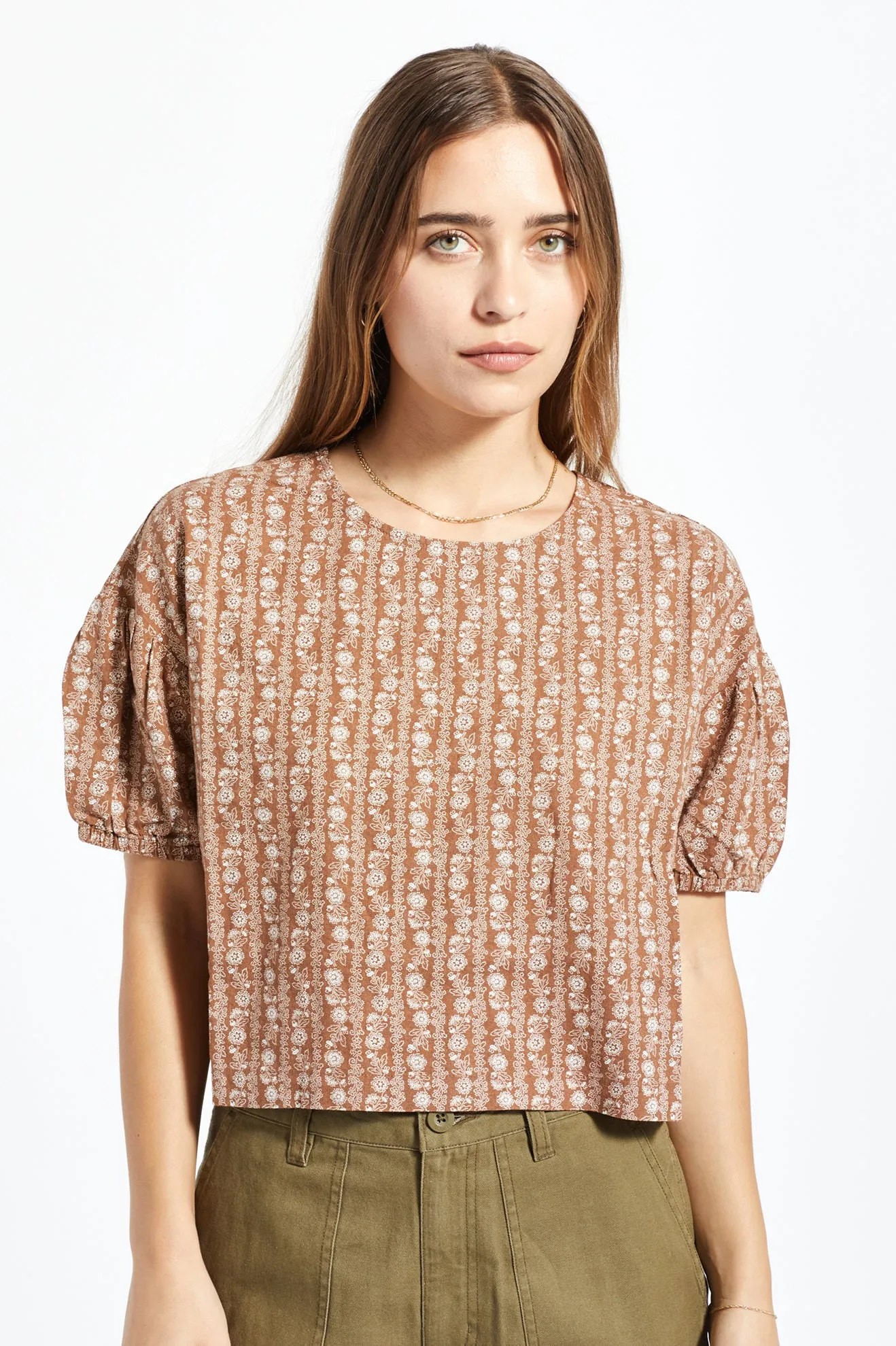 Balboa Linen S/S Shirt - Bison