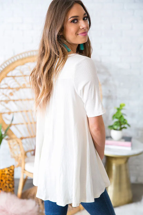 Bat My Lashes Tunic in Ivory
