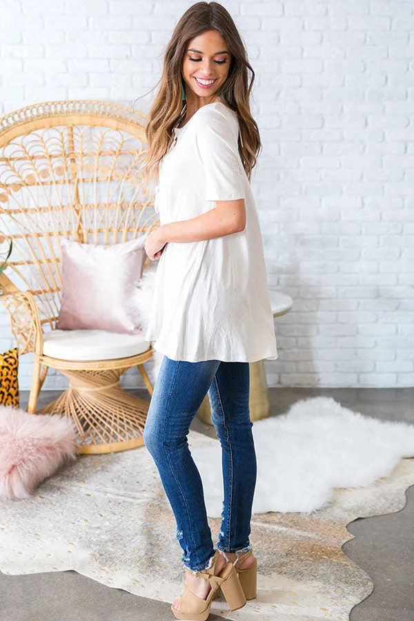 Bat My Lashes Tunic in Ivory