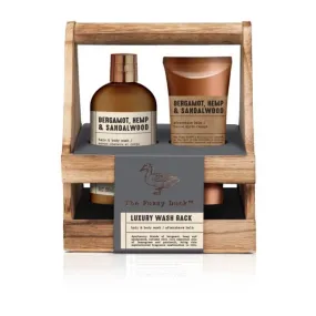 Baylis & Harding The Fuzzy Duck Bergamot, Hemp & Sandalwood Men's Luxury Grooming Duo Gift Set - Vegan Friendly