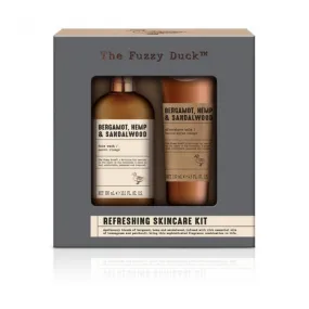 Baylis & Harding The Fuzzy Duck Bergamot, Hemp & Sandalwood Men's Luxury Skincare Duo Gift Set - Vegan Friendly