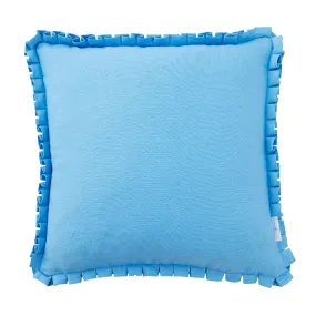 Beth Box Pleat Pillow in Cornflower