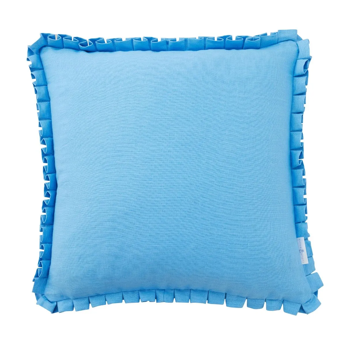 Beth Box Pleat Pillow in Cornflower