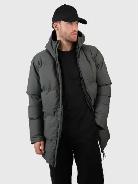 Bigmain Men Long Puffer Jacket | Mud Green