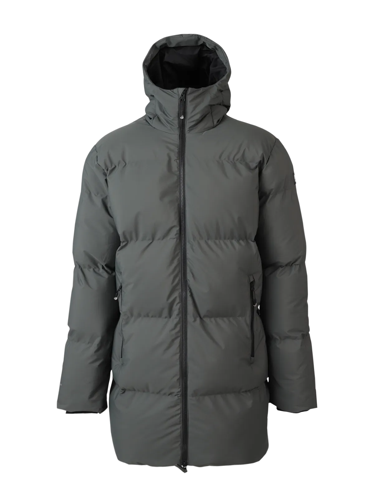 Bigmain Men Long Puffer Jacket | Mud Green