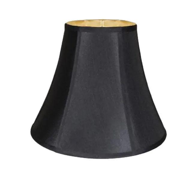 Black Silk Bell Lamp Shades, 7x14x10