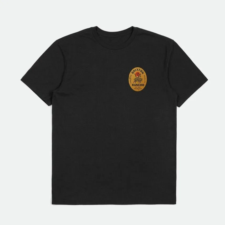 BRIXTON RANCHO S/S T-SHIRT BLACK