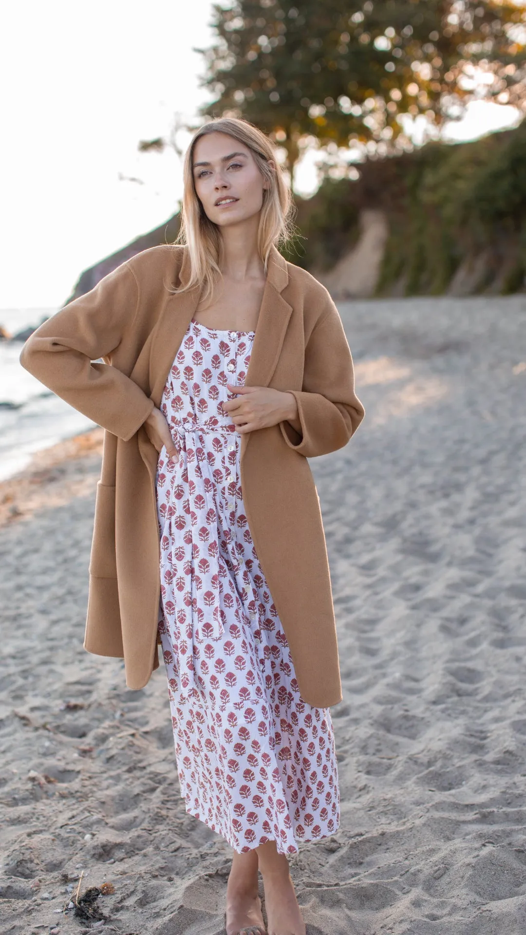 Bryn Wool Coat - Camel